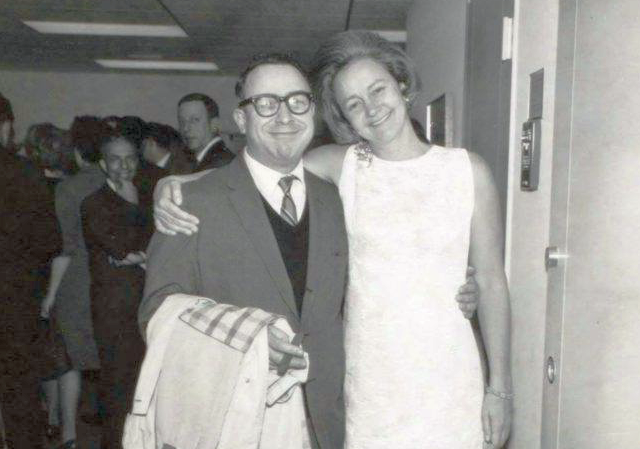 Buchwald with Washington Post Publisher Katherine Graham in 1962. Library of Congress.C