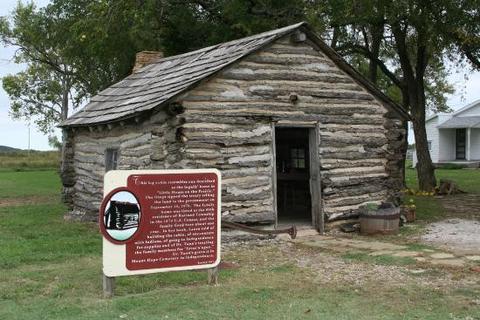 A replica of the Little House on the Prairie