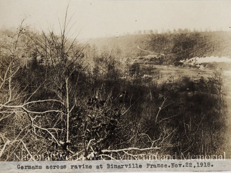 The Lost Battalion advanced so far it because surrounded by German troops in a ravine and hillside.